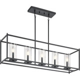 Crosby 5 Light Caged Linear Chandelier by Kichler - 43995