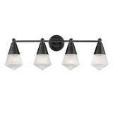 Hargreaves 4 Light Vanity Light by Maxim - 10394PR