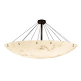 Lumenaria Finials 16 Light 72 Inch Wide Semi Flush Mount by Justice Design - FAL-9658-35-F1