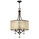 Mime 3 Light Small Chandelier by Fredrick Ramond - FR45606