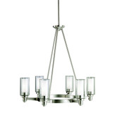 Circolo 6 Light Medium Chandelier by Kichler - 2344