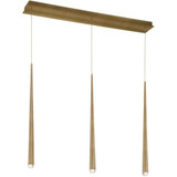 Cascade 3 LED Light Cluster Linear Chandelier by Modern Forms PD-41703L
