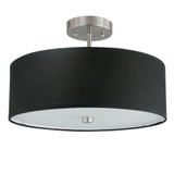Everly 3 Light 14.25 Inch Wide Semi Flush Mount by Dainolite - 571-143SF