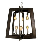 Lofty 6 Light Medium 2 Tier Chandelier by Varaluz - 268F06