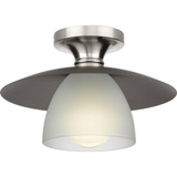 Trimble 1 Light 12 Inch Wide Semi Flush Mount by Progress - P350233