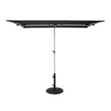 7 Foot Aluminum Manual Lift Rectangle Custom Umbrella by Simply Shade - SSBU
