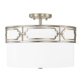 Merrick 3 Light 15.25 Inch Wide Semi Flush Mount by Capital - 243431