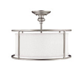 Midtown 3 Light 17 Inch Wide Flush Mount by Capital - 3914
