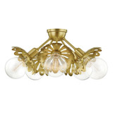 Alyssa 5 Light 24 Inch Wide Semi Flush Mount by Mitzi - H353605
