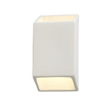 Ambiance Small Tapered Rectangle Open Top Wall Sconce by Justice Design - 5865