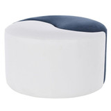 Yin Yang Pouf Ottoman 19.3 Inch Tall and 30 Inch Wide by Stylecraft - DFF220076