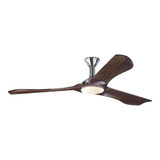 Minimalist Max 3 Blade Ceiling Fan Includes Light Kit 72 Inch W by VC Fan - 3MNLR72D-V1