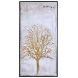 Vera 48 Inch Silhouette Handpainted Framed Landscape Canvas by Stylecraft - WI3371-4825