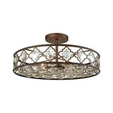 Armand 8 Light 25 Inch Wide Semi Flush Mount by ELK Home - 3209