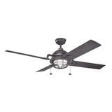 Maor Ceiling Fan with Light Kit 65 inches wide by Kichler  - 310136