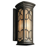 Franceasi 1 Light Outdoor Wall Lantern 18 Inch Tall by Kichler - 49227