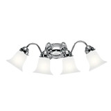 4 Light Vanity Light 25.5 Inch Wide by Kichler - 6124