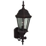 Cast Aluminum 1 Light Outdoor Wall Mount 24.8 Inch Tall by Craftmade - Z250