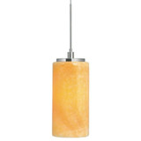 Onyx 6W 1 LED Steel Monopoint Cylinder Mini Pendant by Stone - PD132L5M3