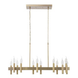 Collette 12 Light Oversized Linear Pendant by Varaluz - 357N12