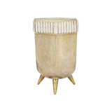 Corda Accent Table 17.5 Inch Tall and 12 Inch Wide by Currey Company - 4000-016
