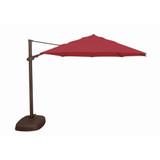 11.5 Foot Aluminum Crank Lift Octagon Cantilever Umbrella by Simply Shade - SSAG25R-F