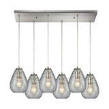 Lagoon 6 Light Large Rectangular Pendant by ELK Home - 10780