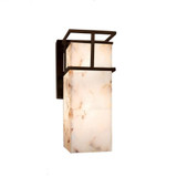 Alabaster Rocks Structure Outdoor Wall Mount 14 Inch Tall by Justice Design - ALR-8644W
