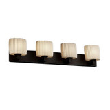 Limoges Modular 4 Light Plet Vanity Light by Justice Design - POR-8924-30-PLET