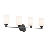 Gioe 4 Light Bath Vanity 10.5 Inch Tall and 32.25 Inch Wide by Kichler - 55227