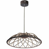 Pakuna 16W 1 LED Pendant 6 Inch Tall and 20 Inch Wide by Dainolite - PAK-2016LEDP