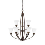 Metcalf 9 Light Large Chandelier by Generation Lighting - 3113209