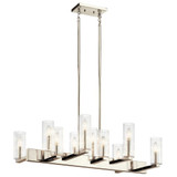 Cleara 10 Light Small Linear Chandelier by Kichler - 44316