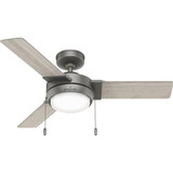 Mesquite 3 Blade Ceiling Fan with Light Kit 44 Inches Wide by Hunter Fans - 51264
