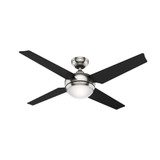 Sonic 52 Inch  Ceiling Fan with LED Light Kit and Remote by Hunter Fans - 1000494