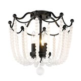 Tiara Light Inch Wide Semi Flush Mount by Golden - 1888-SF