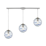 Vines 3 Light Linear Mini Pendant 9 x 36 inches by ELK Home - 31743/3L