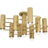 Jonathan Adler Milano 9 Light 23.5 Inch Wide Flush Mount by Robert Abbey - 804