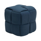 Checks Stool 19.7 Inch Tall and 19.7 Inch Wide by Zuo Modern - 100640