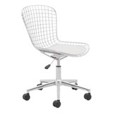 Wire Office Chair 29.1 Inch Tall and 23.2 Inch Wide by Zuo Modern - 100948