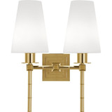 Jonathan Adler Meurice 2 Light Wall Mount 19.38 Inch Tall by Robert Abbey - 724