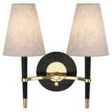 Jonathan Adler Ventana 2 Light Wall Mount 16.5 Inch Wide by Robert Abbey - 771