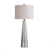 28.5 Inch One Light Table Lamp-White Hardback Fabric Shade by Stylecraft - L32003DS