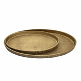 Oval Pebble 1.5 Inch Tray (Set of 2) In Transitional by Elk Home - H0807-10655/S2