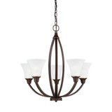 Metcalf 5 Light Medium Chandelier by Generation Lighting - 3113205