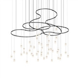 Suspenders 210W 50 LED 3 Tier Path Matrix Chandelier by Sonneman - SLS4242