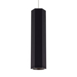 Sean Lavin 1 LED Freejack Pendant 12.5 Inch Tall by Visual Comfort Modern - FR-700-BLK-12