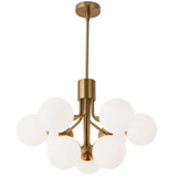 Amanda 9 Light Medium 2 Tier Chandelier by Dainolite - AMA-249