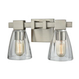 Crispin Bottom 2 Light Vanity Light by Elk Home - 1199LB