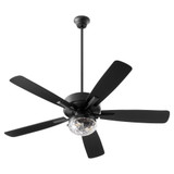 Ovation 5 Blade Patio Ceiling Fan with Light Kit 52 Inches Wide by Quorum  - 14525